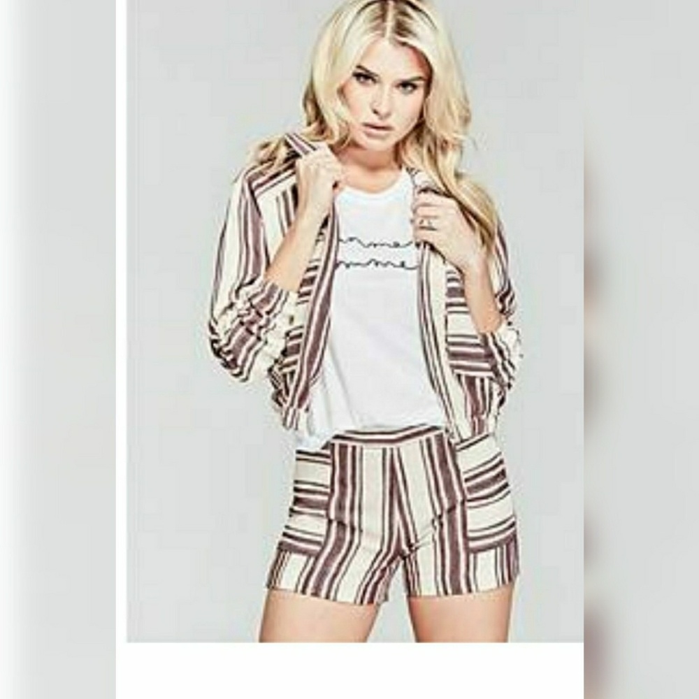 GUESS striped jacket